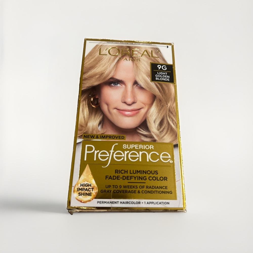 L'Oreal Paris - Superior Preference 9G Light Golden Blonde Permanent Hair Color